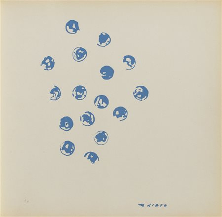 GIULIO TURCATO (1912-1995)Senza Titolo, 1967/1969 SerigrafiaCm 31x33Firma in...