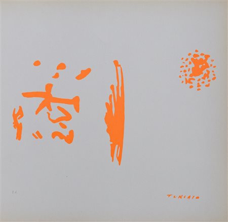 GIULIO TURCATO (1912-1995)Senza Titolo, 1967/1969 SerigrafiaCm 31x33Firma in...