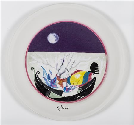 DANIELE CESTARI (1983)Senza Titolo Porcellana dipinta - Pezzo UnicoDiametro...