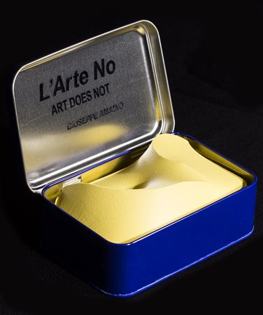 GIUSEPPE AMADIO (1944)Art Does Not - Gobrua 12 Acrilici su tela estroflessa...