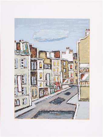 ORFEO TAMBURI (1910-1994)Senza Titolo SerigrafiaCm 80x60Firma a matita in...