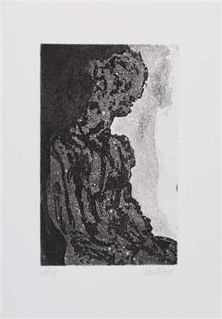 DOMENICO CANTATORE (1906-1998)Uomo del mio tempo, 1963 Acquaforte su carta...