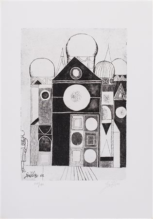 FRANCO GENTILINI (1909-1981)Uomo del mio tempo, 1962 Incisione su carta...
