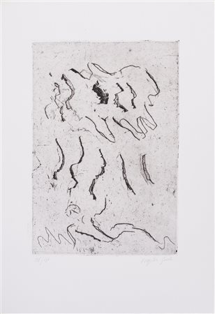 VIRGILIO GUIDI (1891-1984)Uomo del mio tempo, 1963 Acquaforte su carta...