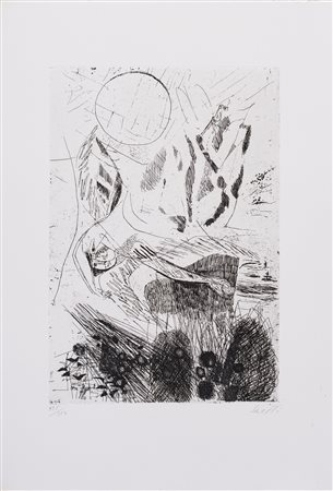 BRUNO SAETTI (1902-1984)Uomo del mio tempo, 1962 Incisione su carta...