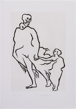 RENZO SOMMARUGA (1917-2012)Uomo del mio tempo, 1963 Acquaforte su carta...