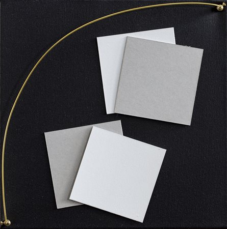 BRUNO BANI (1964)Senza Titolo, 2015 Acrilico e filo di rame su tela e...