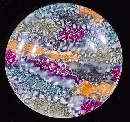 ALESSANDRO NASTASIO (1934)Senza Titolo Piatto in ceramica dipintaDiametro cm...