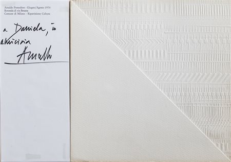 ARNALDO POMODORO (1926)Senza Titolo, 1974 Catalogo della mostra &quot;Arnaldo...