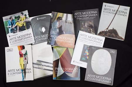 CATALOGHI D'ASTA Lotto unico di 10 cataloghi d'asta di Arte Moderna e...