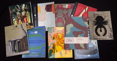 CATALOGHI D'ASTA Lotto unico di 10 cataloghi d'asta di Arte Moderna e...