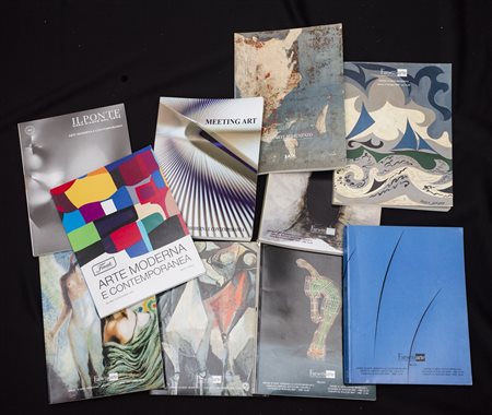 CATALOGHI D'ASTA Lotto unico di 10 cataloghi d'asta di Arte Moderna e...