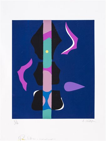 ANDRE' VERDET (1913-2004)Senza Titolo SerigrafiaCm 66x50Firma a matita in...