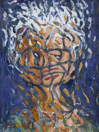 PAOLO AVANZI (1958)Figura, 2012 Acrilici su telaCm 24x18Firma, datazione,...