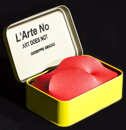 GIUSEPPE AMADIO (1944)Art Does Not - Matio Acrilici su tela estroflessa entro...