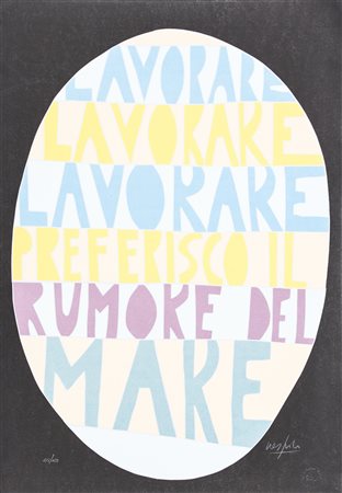 UGO NESPOLOLavorare lavorare lavorare preferisco il rumore del mare...
