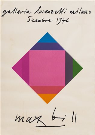 MAX BILL (1908-1994) Manifesto della mostra personale di Max Bill tenutasi...