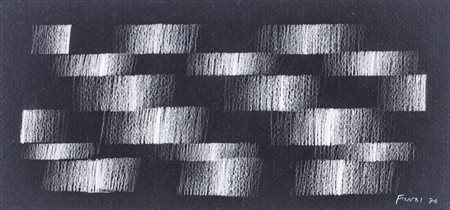ENNIO FINZI (1931)Senza Titolo, 1976 Pastelli su cartoncinoCm 16,5x35Firma e...