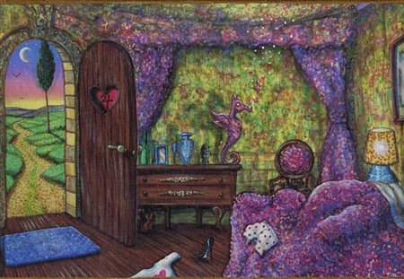 JOSEPH KALIHER (1970)The dream of a little seahorse, 2012 Dipinto digitale su...