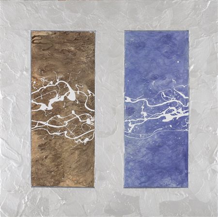 DIEGO RACCONI (1968)Pink Noise 2, 2016 Tecnica mista su telaCm 30x30Firma,...