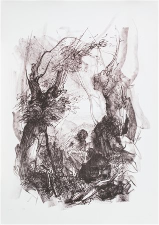 PIETRO ANNIGONI (1910-1988)Il samaritano LitografiaCm 70x50Firma a matita in...