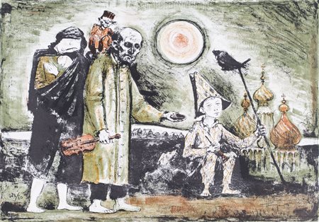 TRENTO LONGARETTI (1916)Storie di vita nella vecchia Russia LitografiaCm...