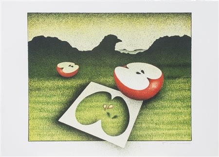 VANNI VIVIANI (1937-2002)Doppia Personalit&agrave; LitografiaCm 50x70Firma a...