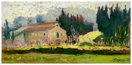 BASSO RAGNI Termoli 1921 – Livorno 1979 Campagna presso Guasticce (Livorno)...