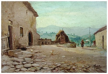 RUTILIO MUTI Vicchio di Mugello 1904 – Vicchio di Mugello 1995 Casolare a...