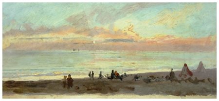 PIETRO SASSI Alessandria 1834 – Roma 1905 Appena dopo calato il sole....