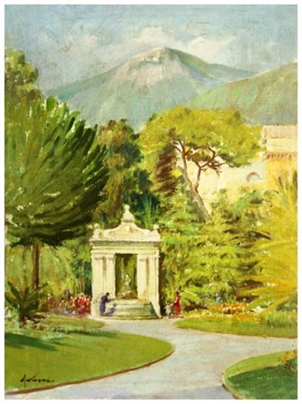 ALFREDO SERRI Firenze 1898 – Firenze 1972 Senza titolo Olio su tela 40 x 30....