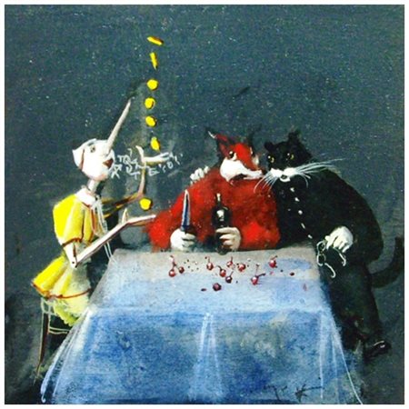 MARIO MADIAI Livorno 1944 Senza titolo Olio su tavola 20 x 20. Firma in b. a...