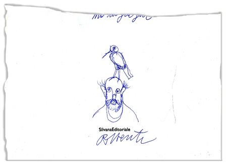 ANTONIO POSSENTI Lucca 1933 Senza titolo Penna su pagina di catalogo...