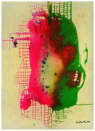 BRUNO CONTENOTTE San Giorgio 1922 – Milano 1992 Senza titolo 1973 Olio e t.m....