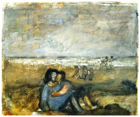 MARIO MARCUCCI Viareggio 1910 – Viareggio 1992 I due amanti 1947 Olio su...