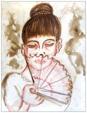 GIUSEPPE MIGNECO Messina 1908 – Milano 1997 Senza titolo T.m. su carta...