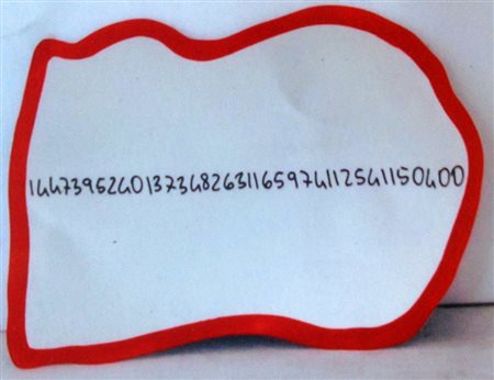 Michelangelo Pistoletto "Frattale su specchio" cm 60x80 c.a - Autentica...