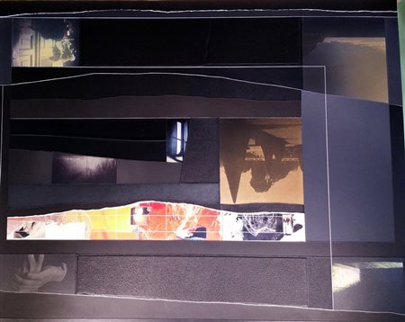 Angelo Cagnone,"In quattro tempi" 2007.Tecnica mista su tela cm 80x100...