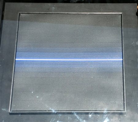 Horacio Garcia Rossi "Color lumiere" 1991 - Olio su tela cm 40 x 40 - Firma e...