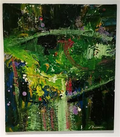 Martino Bissacco "Vegetale" - Olio su tavola cm 40x35 - Firma in basso a dx -...