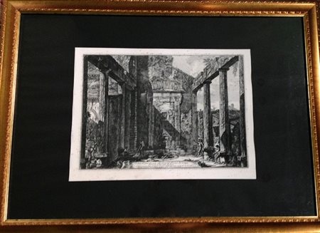 Giovan Battista Piranesi Tav. V. 412 "Veduta del presente stato dell'interno...