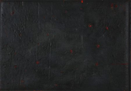 TURCATO GIULIO (1912 - 1995) Superficie lunare. 1969. Tecnica mista su...