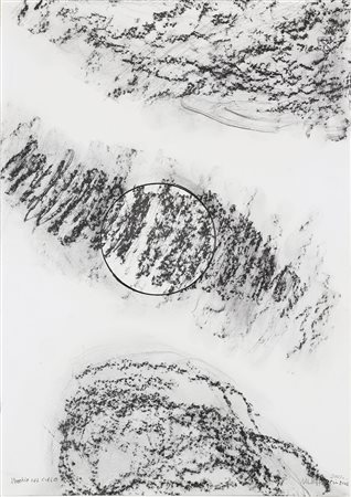 MATTIACCI ELISEO (n. 1940) L'occhio del cielo. 2004. Tecnica mista su carta....