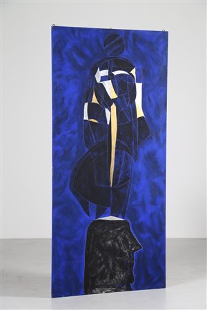 DE DOMINICIS GINO (1947 - 1998) Senza titolo. Tecnica mista su tavola. Cm...