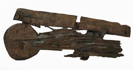 POMODORO GIO' (1930 - 2002) Senza titolo. 1960. Bronzo. Cm 102,00 x 43,00 x...