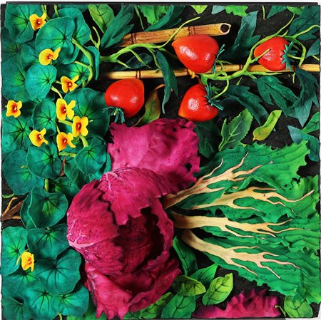 GILARDI PIERO (n. 1952) Potager. Poliuretano espanso dipinto. Cm 50,00 x...
