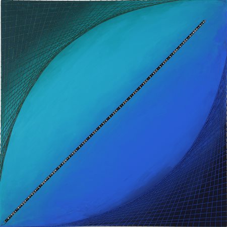 ZANUSO GIORGIA (n. 1985) Abisso. 2016. Tecnica mista e led su tela. Cm 80,00...