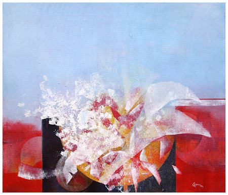 CESARE GENNAI 1929 Senza titolo Olio su tela 50,2 x 60,2. Firma in b. a d....