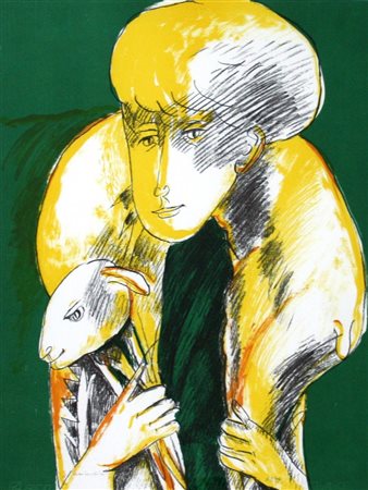 Remo Brindisi 1918, Roma (Rm) - 1996, Lido di Spina (Fe) - [Italia] Pastorale...