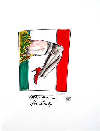 Mauro Capitani 1949, San Giovanni Valdarno (Ar) - [Italia] For Italy acrilico...